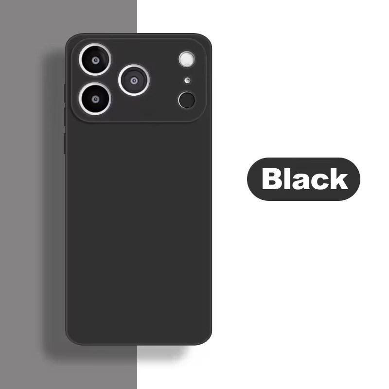 Für iPhone 17 Pro Max Hülle iPhone 17 Pro Max Hülle Weicher Flüssigsilikon Bumper Schutzhüllen für iPhone 17 Air iPhone 17 schwarz