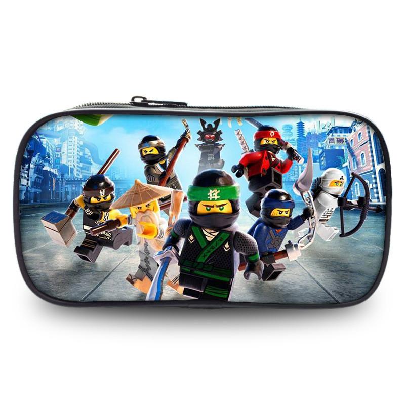 Cartoon Kinder Ninjago Federmäppchen mit leichtem Nylonmaterial für den täglichen Gebrauch himmel