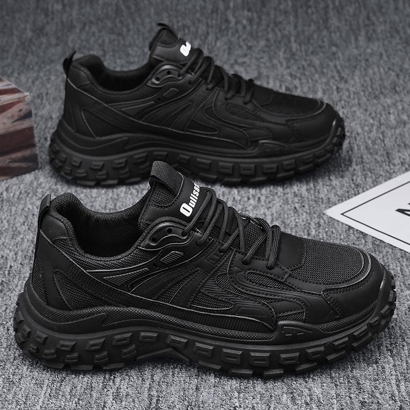 Herren Luxus Sneaker Neue Sport Laufschuhe für Teenager Lässige Sneaker Schuhe Herren Chunky Sneaker Neue Schuhe für Herren Design 42 schwarz