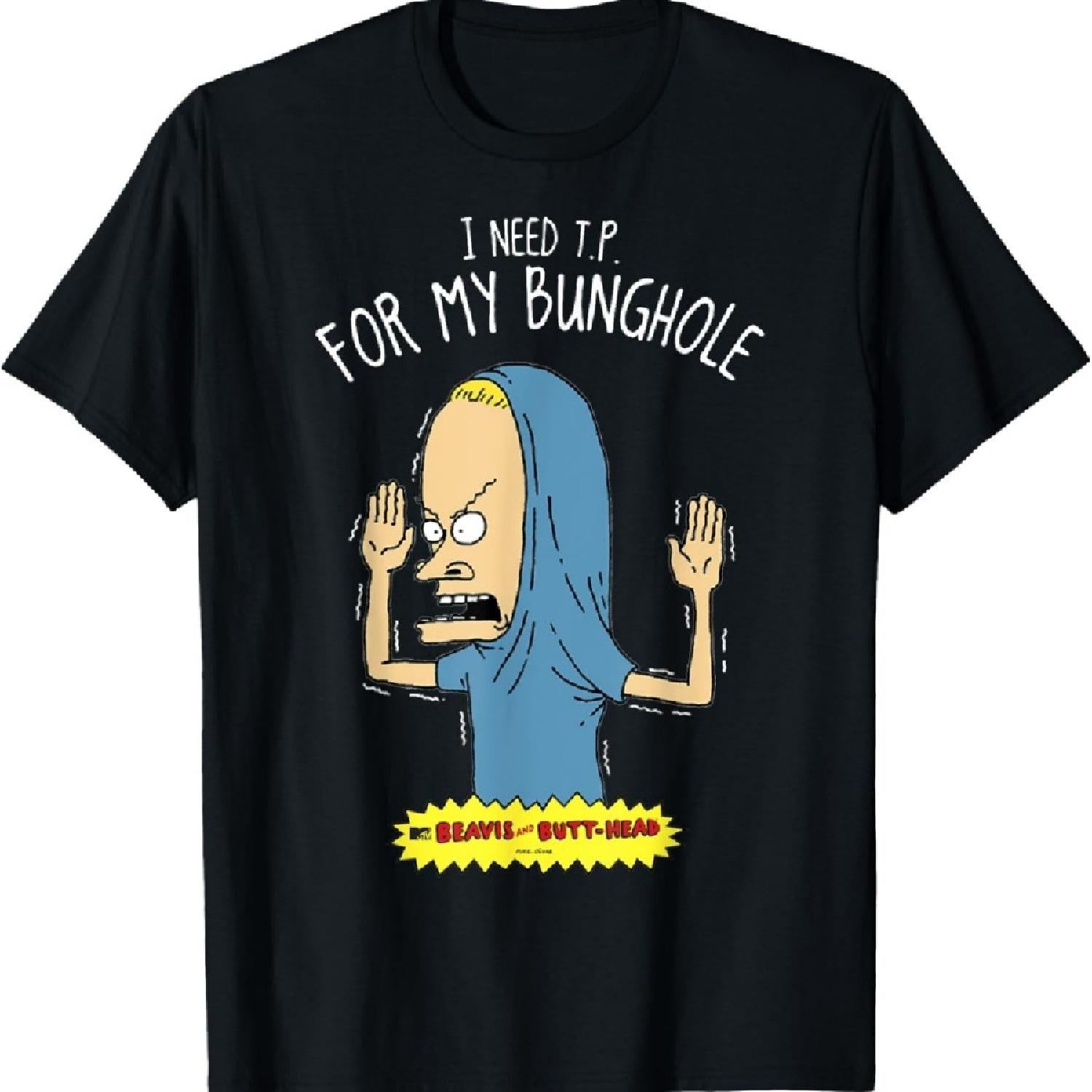 Beavis und Butt-Head Ich brauche Klopapier. Für mein Arschloch T-Shirt_1 XXXL schwarz