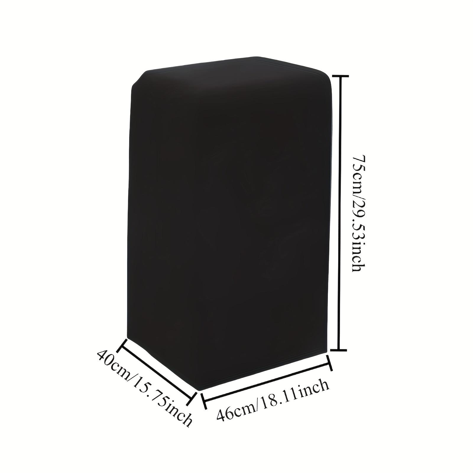 Tragbare Klimaanlagenabdeckung Tragbare Klimaanlagenabdeckung, Tragbare Klimaanlagen-Staubschutzabdeckung 46x40x75cm schwarz