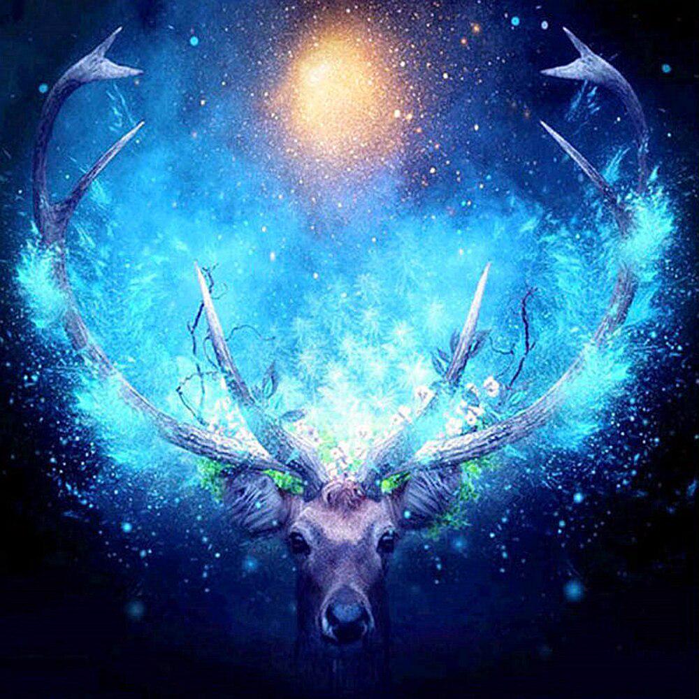 Diamantmalerei Tier Hirsch Bild Strass bestickt Tier Hobby manuelle Kristallmalerei 30x30CM