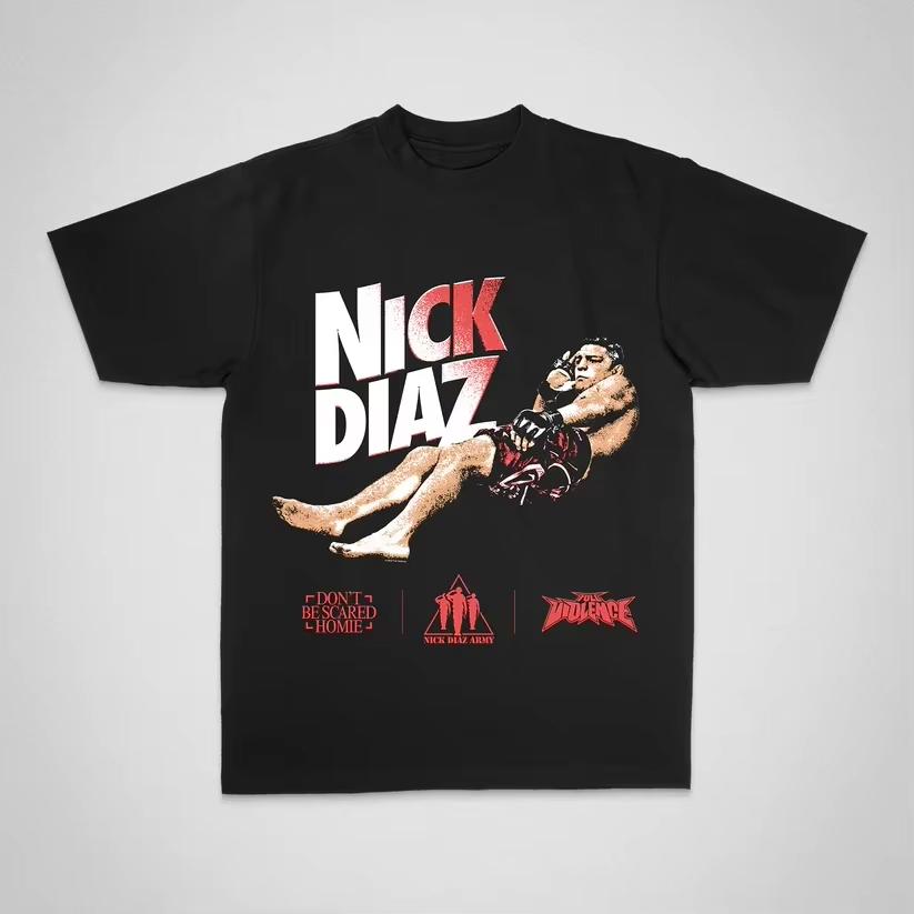 Nick Diaz MMA-Kämpfer Grafik-T-Shirt L white