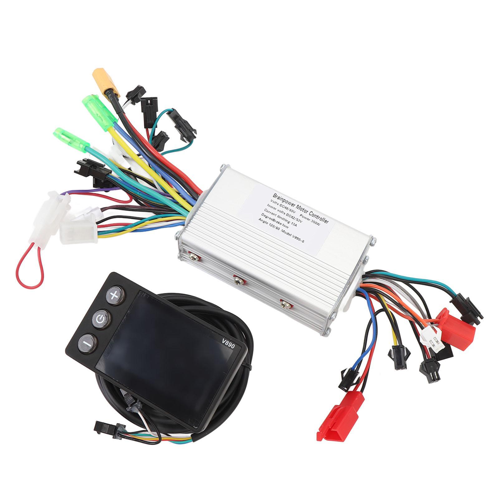 Elektrische Fahrrad Controller Display Set Linkage Design 48V 60V 350W Bürstenlosen Controller und V890
