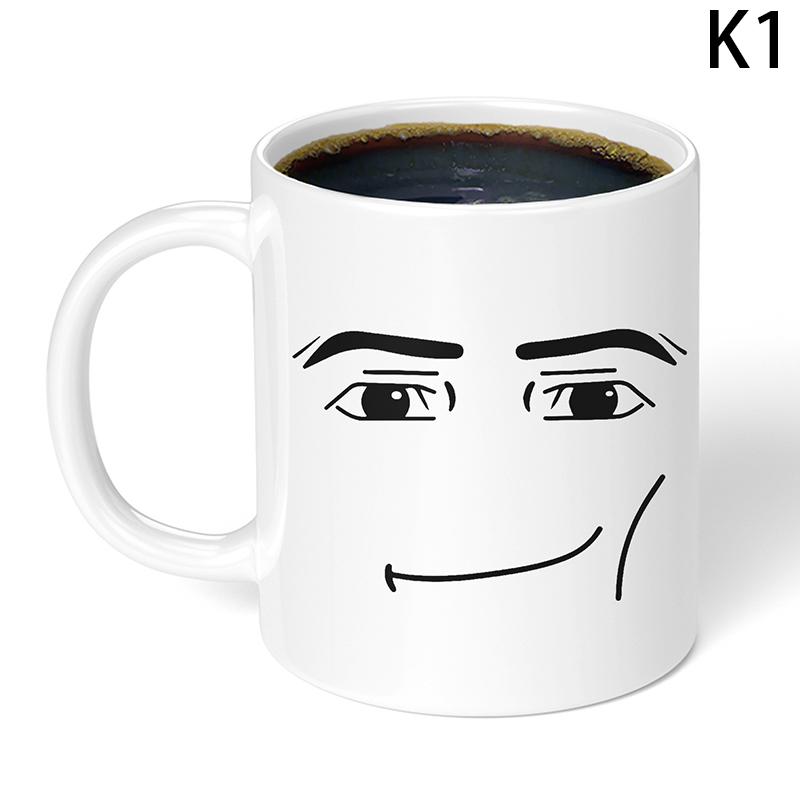 Von Spielen inspirierte Tasse mit Männergesicht, lustige Kaffeetasse mit Männer- oder Frauengesichtern, süße Gamer-Geburtstagsgeschenk, Tasse für den Schulanfang 1