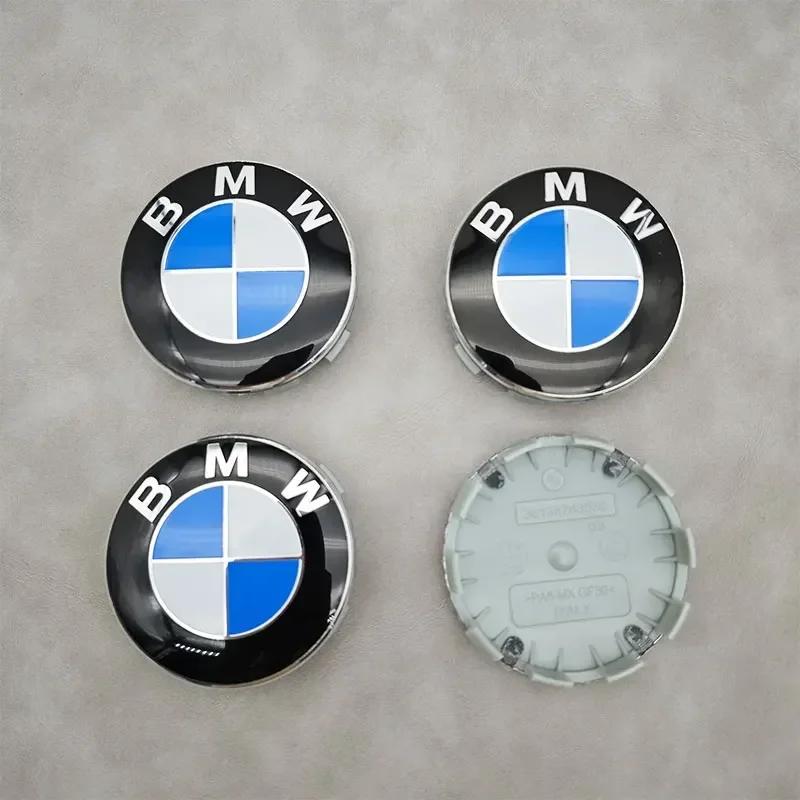 BMW GROUP 4 Stück 56MM 68MM Auto Radnabenkappe Abdeckkappen Für BMW M M5 E39 E46 E60 E90 F01 F10 F30 G01 G20 G21 G30 G11 F15 X5 X3
