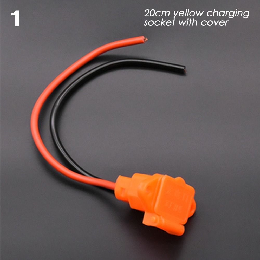 Drei Vertikale Roller Fahrradteile Batterieanschlussstecker Ladebuchse mit 12AWG Kabel 1