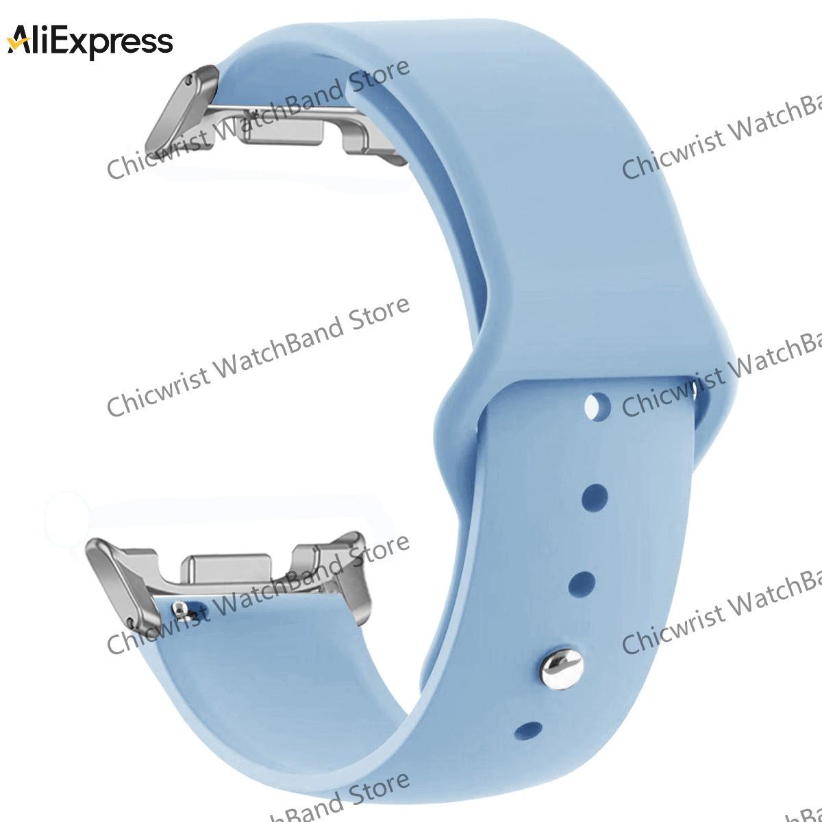 Für Samsung Watch 8 Armband Silikon Weich Galaxy Watch 8 Classic Uhrenarmband Ersatz Damen Herren Kein Spalt Galaxy Watch 8 Correa Watch 8 Classic 46mm