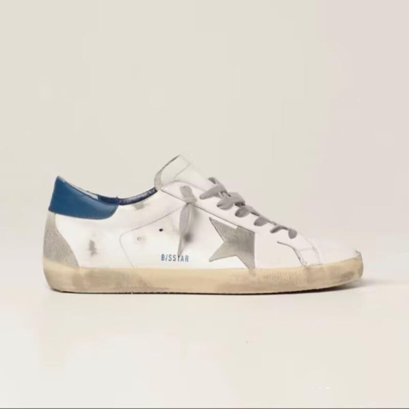 Leder Stern neue flache Sohle Innenhöhe Erhöhung Herren und Damen Freizeit Kleine Weiße Schuhe Retro Kleine Schmutzige Schuhe Board Schuhe Herren 41