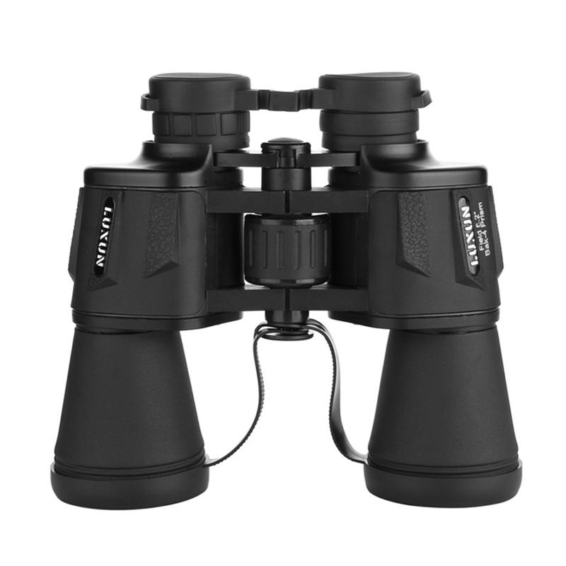 20x50 High Maginification Zoom Porro Fernglas HD Militärisches, leistungsstarkes optisches Weitwinkelteleskop für die Outdoor-Jagd schwarz