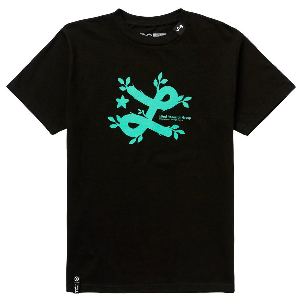 Lifted Research Group Herren LRG L-Twig-2 Schwarzes T-Shirt NWT Medium Unisex T-Shirt S