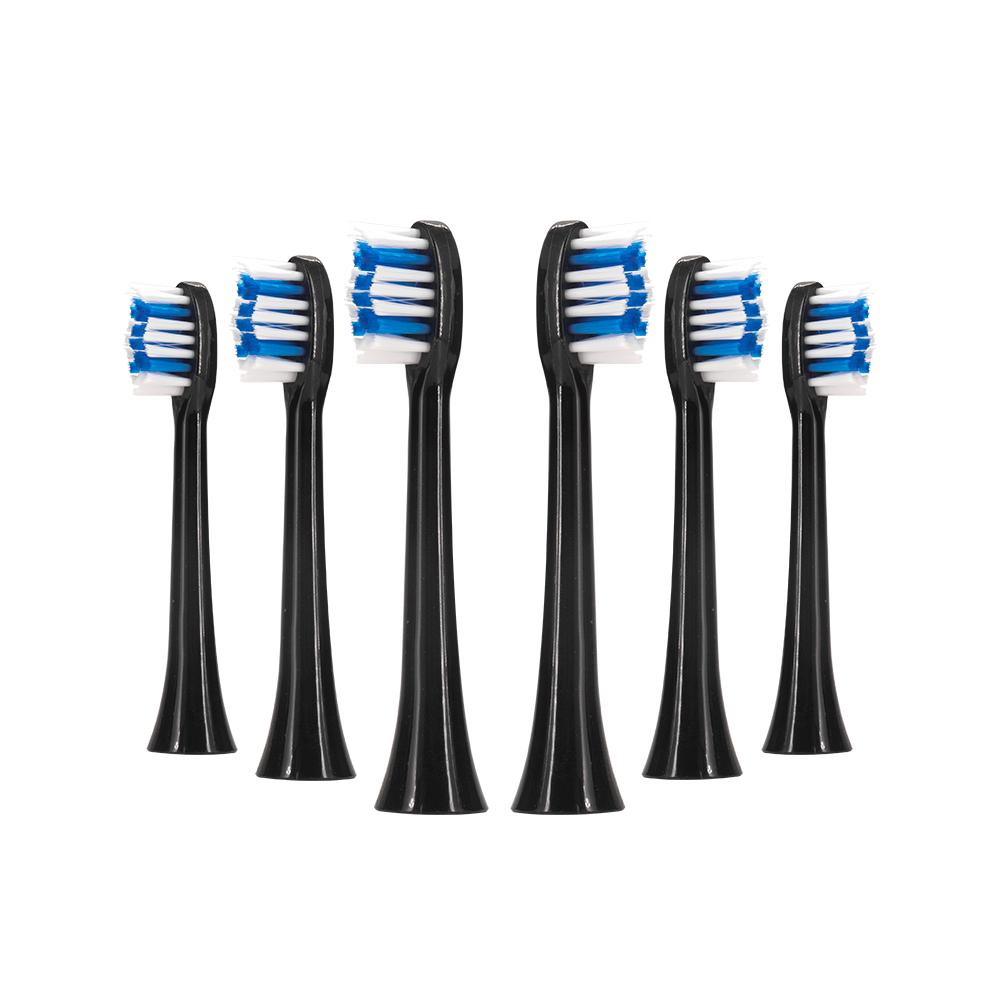 Sarmocare Elektrische Zahnbürstenkopf Ersatz für Sarmocare S100 Ultraschall Schall Elektrische Zahnbürste Zahnbürstenkopf black