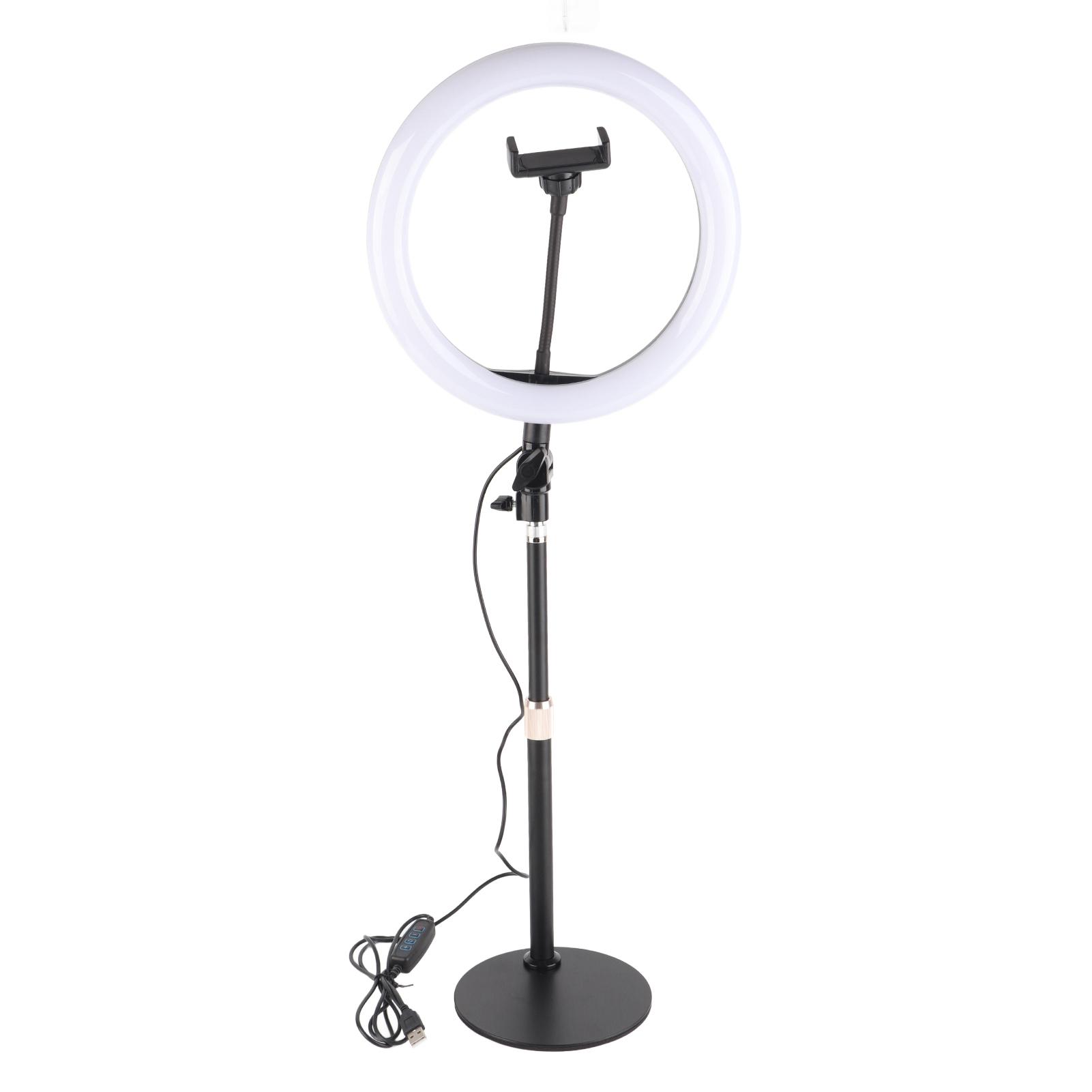 LED Live Streaming Ringlicht Studiofotografie Schönheitssalon Tattoo Fülllicht (Schwarz)Schwarz schwarz