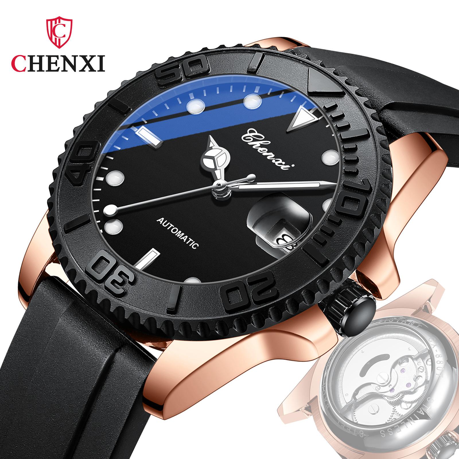 Neue TOP Marke Luxus herren Uhr Mit Box Automatische männer Kalender Wasserdicht Mode männer Mechanische Uhren