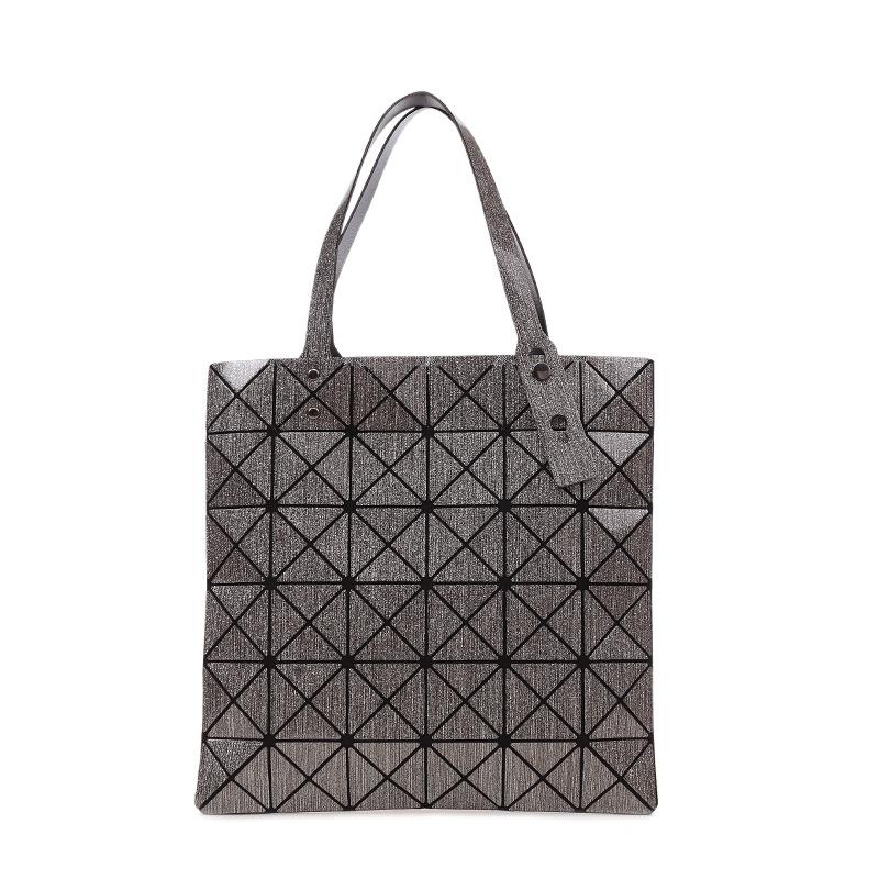 PU Verformung Handtaschen Geometrie Laser Lingge Handtaschen Vielfalt Falten Einzelne Schulter Tasche gray