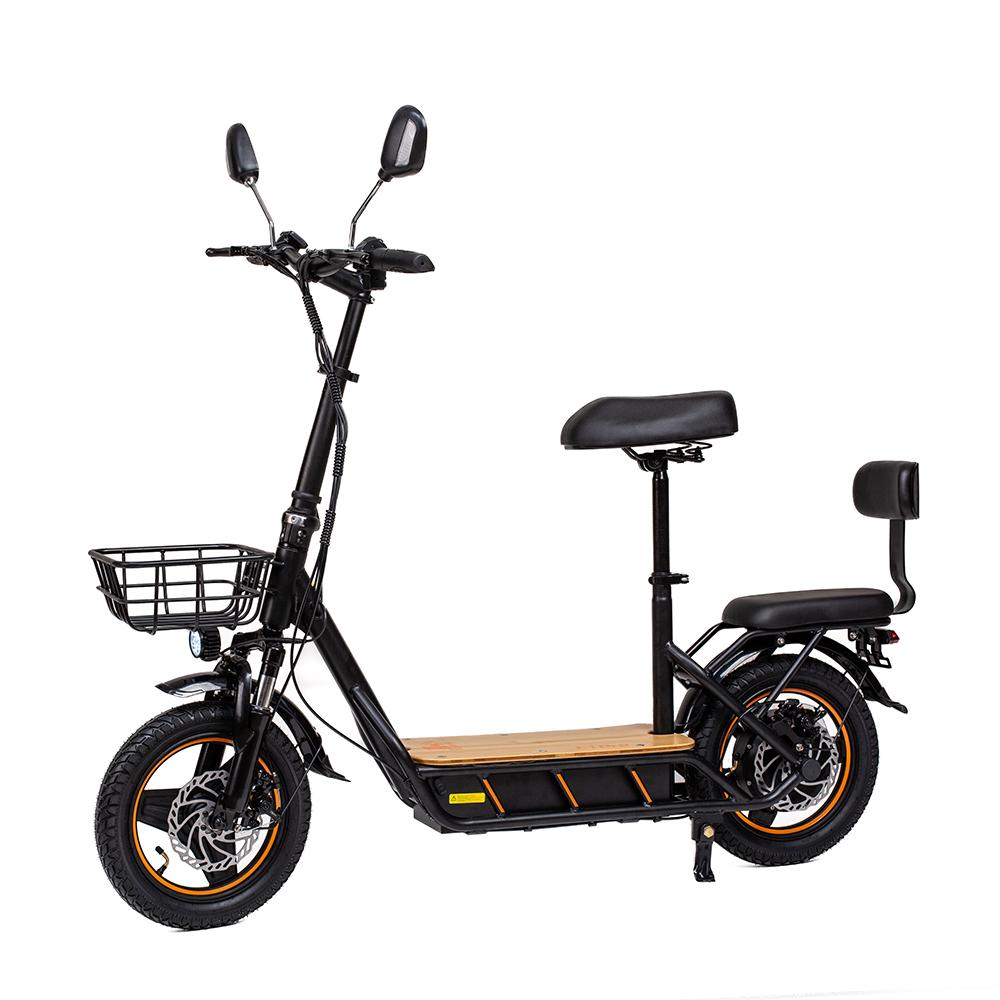 KuKirin C1 Pro City Pendler E-Scooter mit Sitz 14 Zoll Straßenreifen 500W Motor 48V26Ah Batterie City E-Scooter für Erwachsene