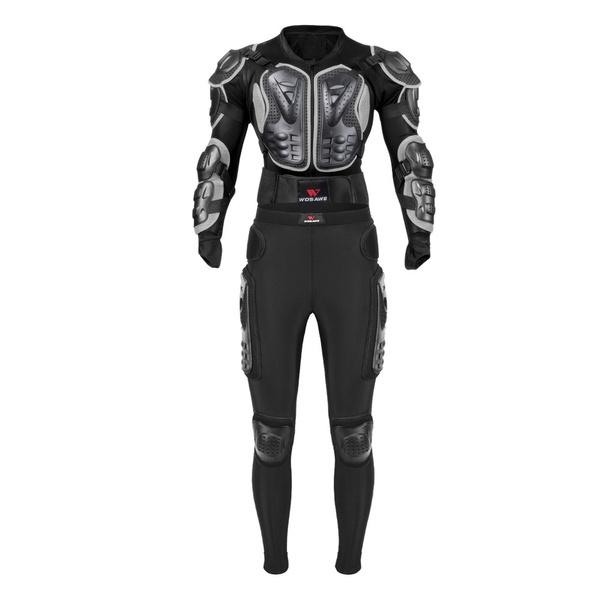 Motocross Ganzkörperpanzer Jacke Hose Wirbelsäule Schutzausrüstung Motorrad ATV Guard Biker XXXXL