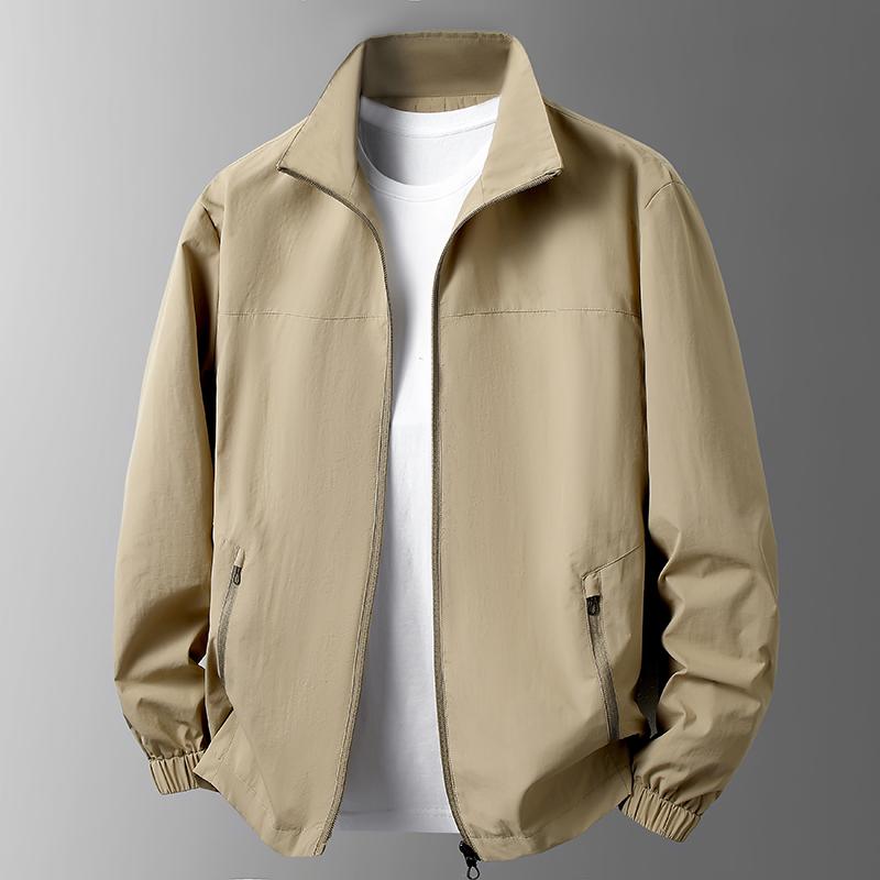 5XL 6XL 7XL 8XL Jacke Herren Herbstmäntel Männliche Kleidung Jacke Tragen Herren Jacke Freizeit-Oberbekleidung Wasserdicht Korea Japan Übergröße 8XL khaki