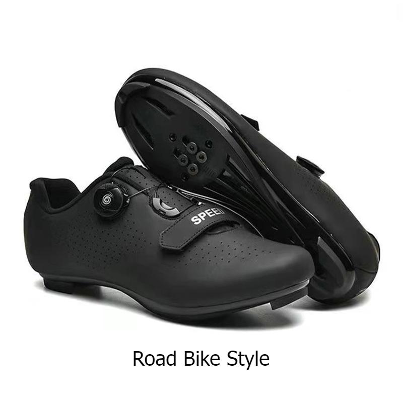 Neu Road Lock Schuhe Radfahren Schuhe Männer Und Frauen Berg Lock Schuhe Fahrrad Schuhe Outdoor Power 43 schwarz
