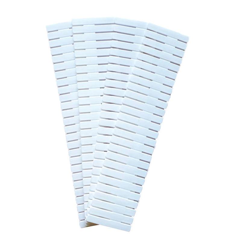 2p/4/8/10pcsDIY Einstellbare Lagerung Partition Bord Kunststoff Schublade Teiler Kombination Partition Bord Platzsparende Division Organizer 47*7cm-10pcs blau