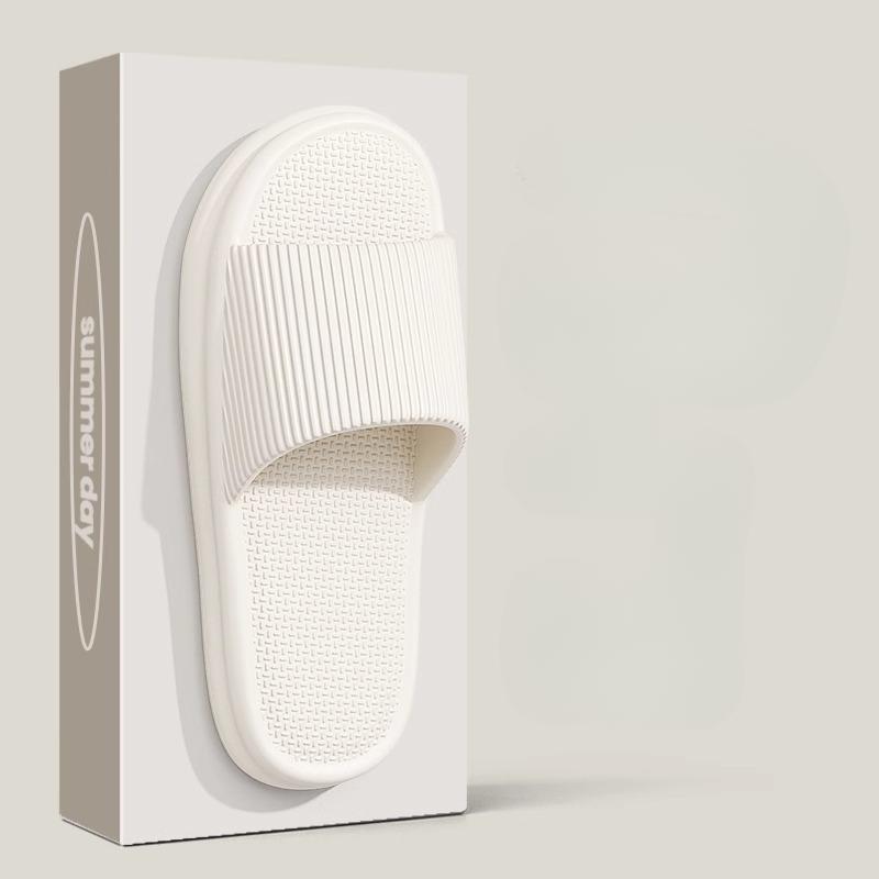 Sandalen Hausschuhe Herren Hausschuhe, Herren Sommer Haus Wohnzimmer Badezimmer rutschfeste Paar Hausschuhe 40-41 weiß
