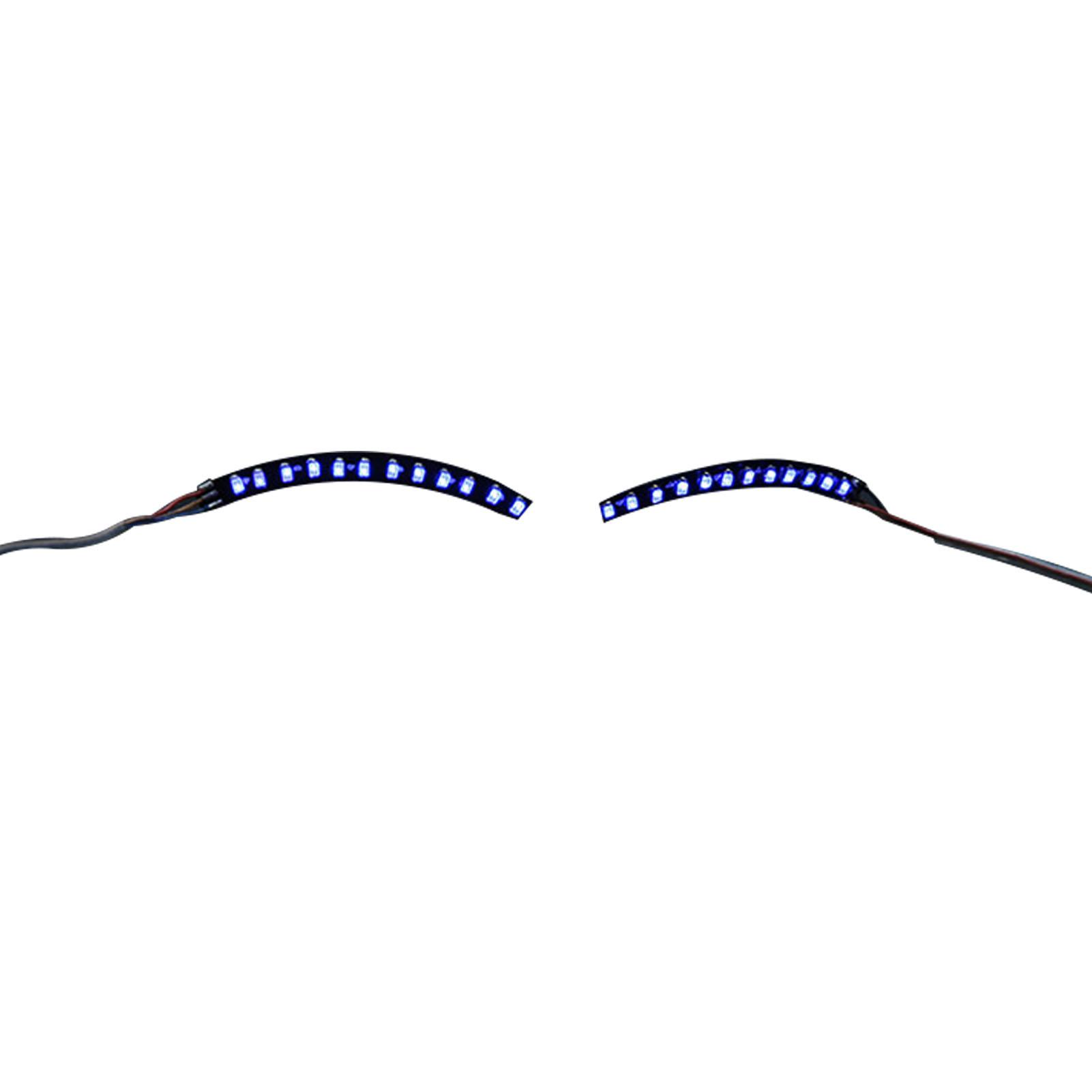 LED Falsche Wimpern Licht Leicht Stylisch Zuverlässig Leuchtende Falsche Wimpern Licht für Party blau