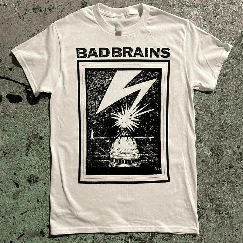 Bad Brains Shirt, Bad Brains Band Weißes Kurzarm Unisex T-Shirt S-5XL Unisex T-Shirt L