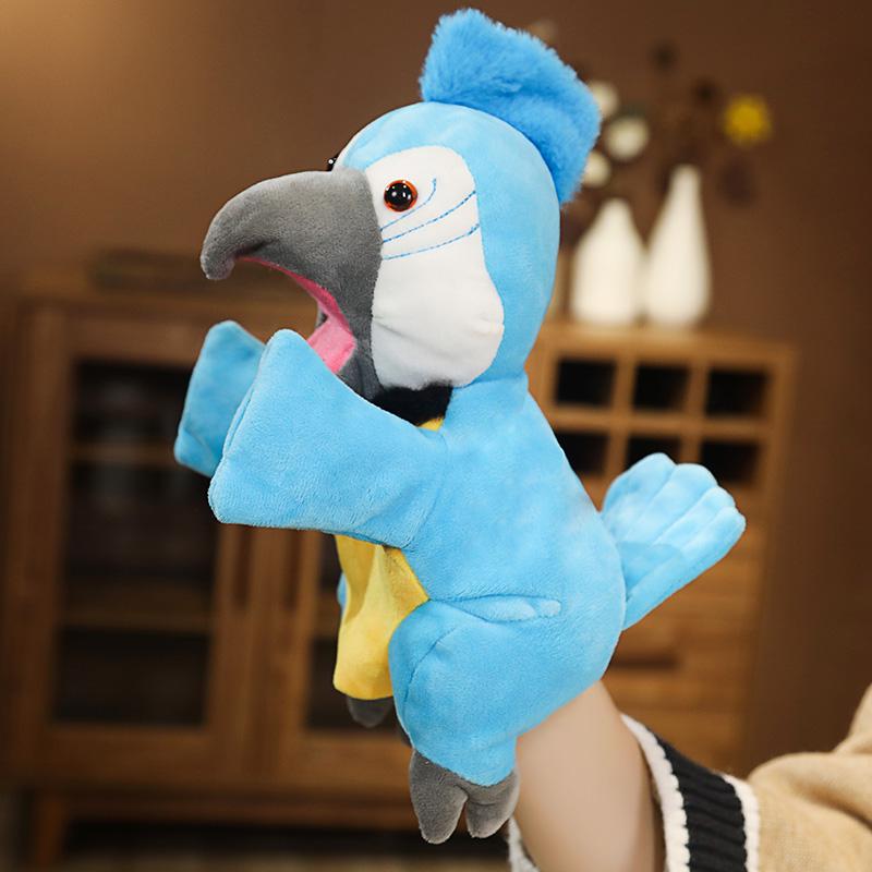 Süße Ente Handpuppe Plüschtiere kleiner Vogel Geburtstagsgeschenk Puppe Hochwertige Kuscheltiere Kinder Baby Bildungsspielzeug 28cm