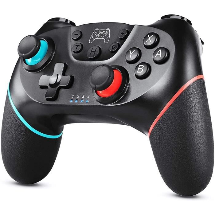 Kabelloser Controller für Nintendo Switch, Bluetooth Switch Pro Controller Schwarz