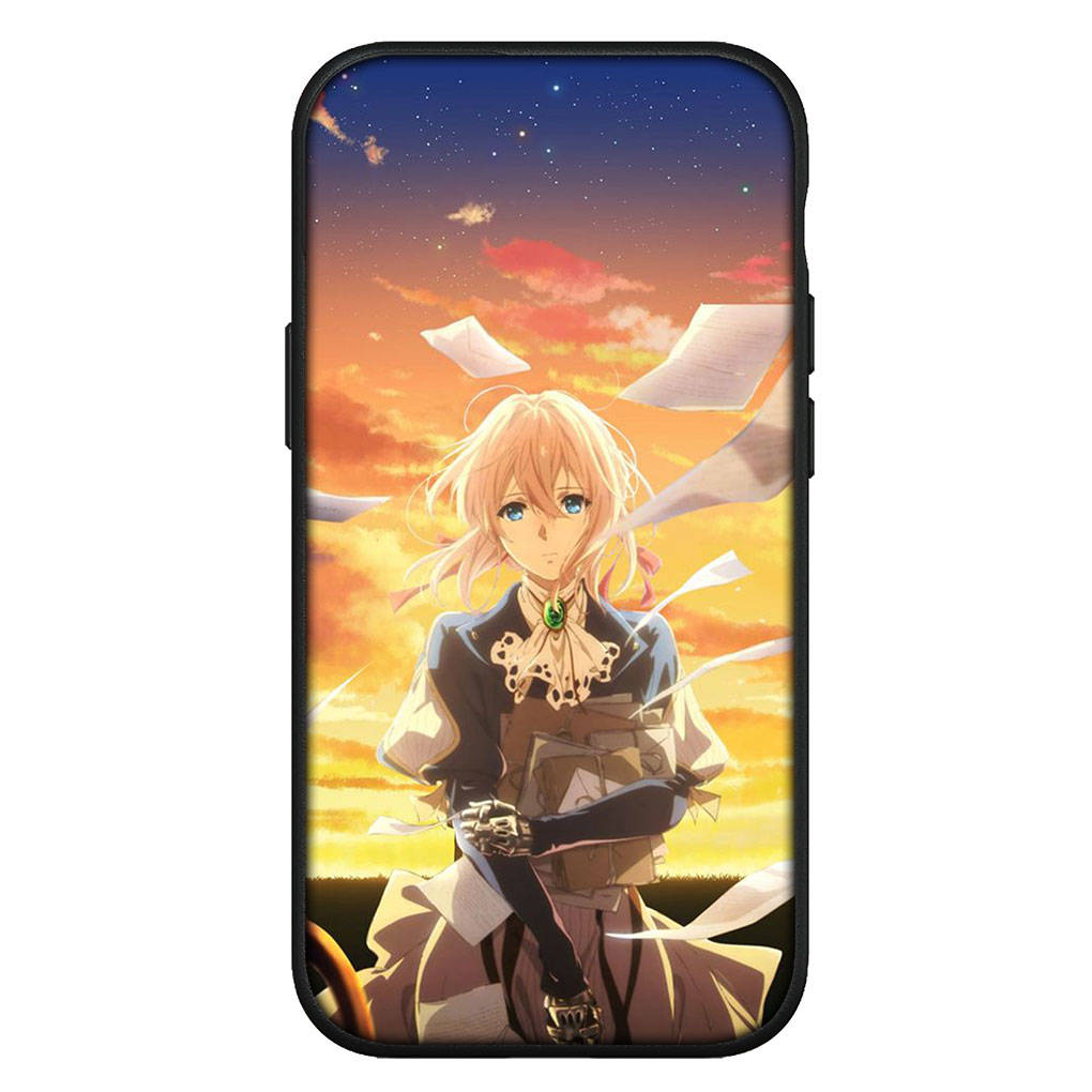 Hülle für iPhone 15 14 Xiaomi Redmi Note 13 12 11 Pro Max X 8 7 9 XR Samsung Galaxy S24 S23 13C 10 OPPO A15 A54 Huawei Violet Evergarden Handyhülle for Samsung Galaxy S7 Edge natur