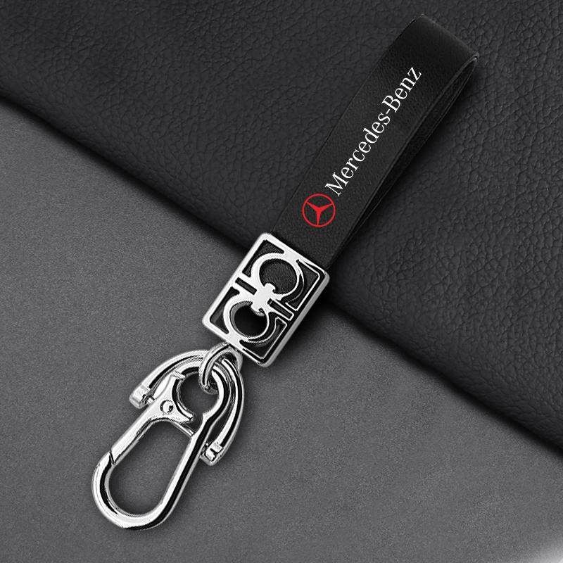 Leder Schlüsselanhänger Auto Schlüsselanhänger Anhänger Schlüsselanhänger Autozubehör Für Mercedes Benz AMG W246 W212 W204 C117 X156 A B C E Ml Gl Cla Gla Glk Sl Slk Klasse