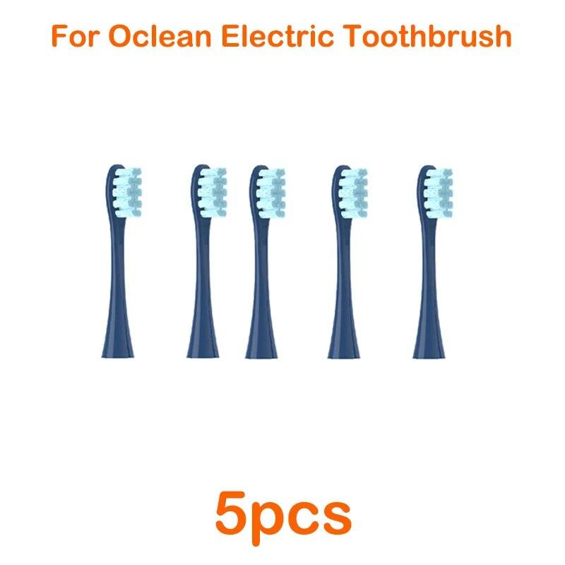 5 stücke Oclean Ersatz Elektrische Zahnbürste Köpfe Für Oclean X Pro / X / Z1/ F1/ One/ air 2 Sonic Elektrische Zahnbürste Köpfe 5pcs7