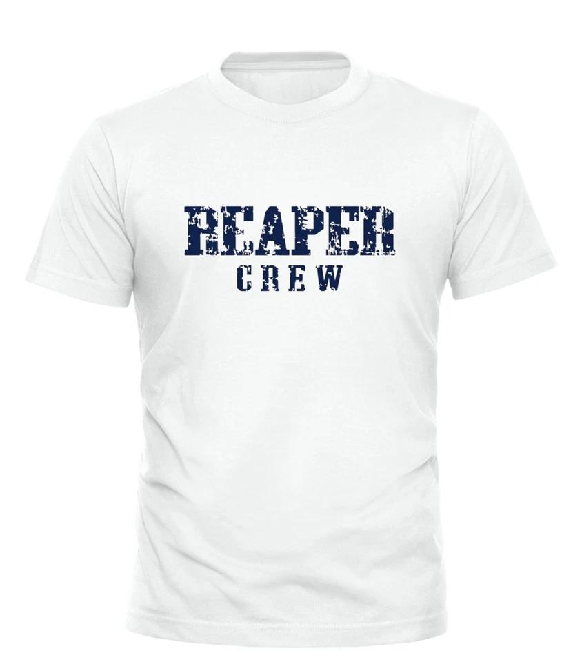 Reaper Crew Kurzarm Herrenshirt Inspiriert von Sons of Anarchy Gang T-Shirt S
