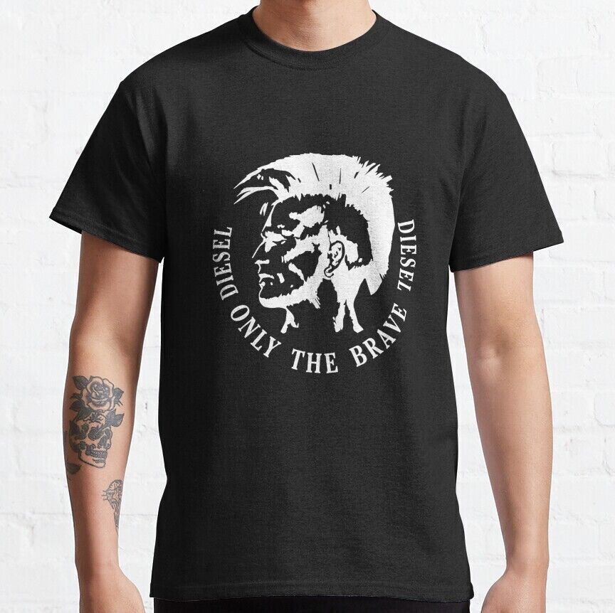 Neues limitierte Kunst Diesel only the brave Diesel Weiß Klassisches T-Shirt Unisex T-Shirt S