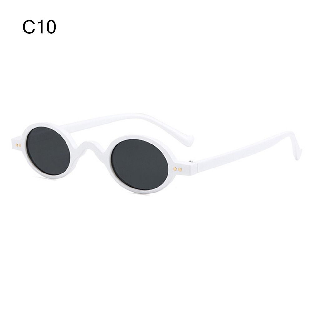 Ovale kleine runde Sonnenbrille für Damen, Vintage-Mode, Punk-Sonnenbrille, Hip-Hop-Sonnenbrille, Reise-Sonnenbrille, UV400-Schutz
