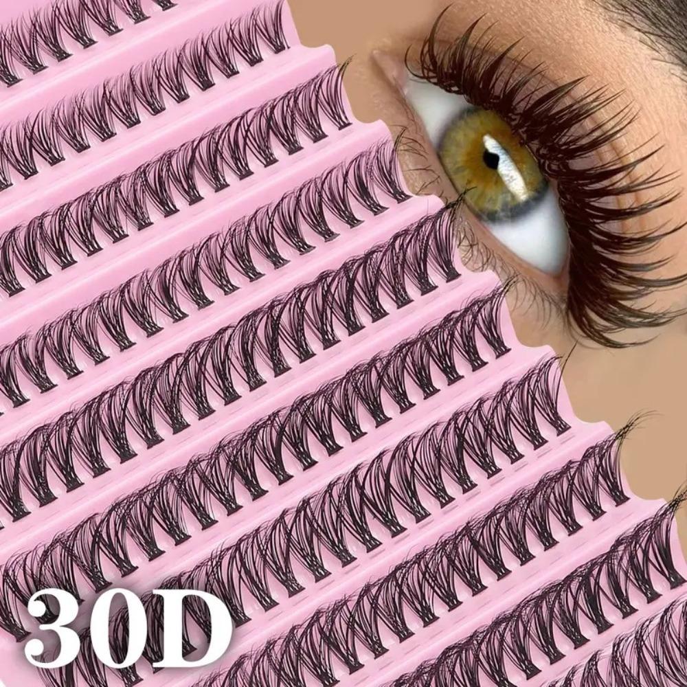 Gemischte Länge Falsche Wimpern Set 3D Nerz-Effekt Natürliche Segmentierte Wimpern Frauen Style 1