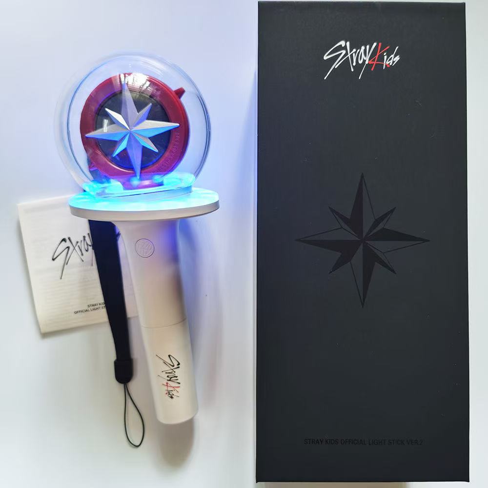 StrayKids Offizieller Light Stick Ver.2 Konzert Handlampe Glow Stick Tragbar Sammleredition Sk second generation