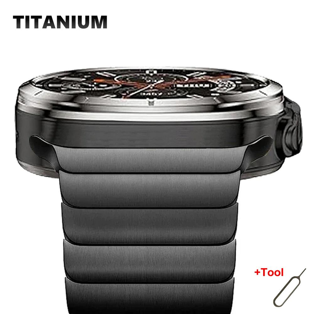 Titanarmband für Samsung Galaxy Ultra Watch 2025 Correa Luxus-Gliederarmband Herrenarmband für Samsung Galaxy Watch 7 Ultra 47mm Galaxy Watch Ultra gray