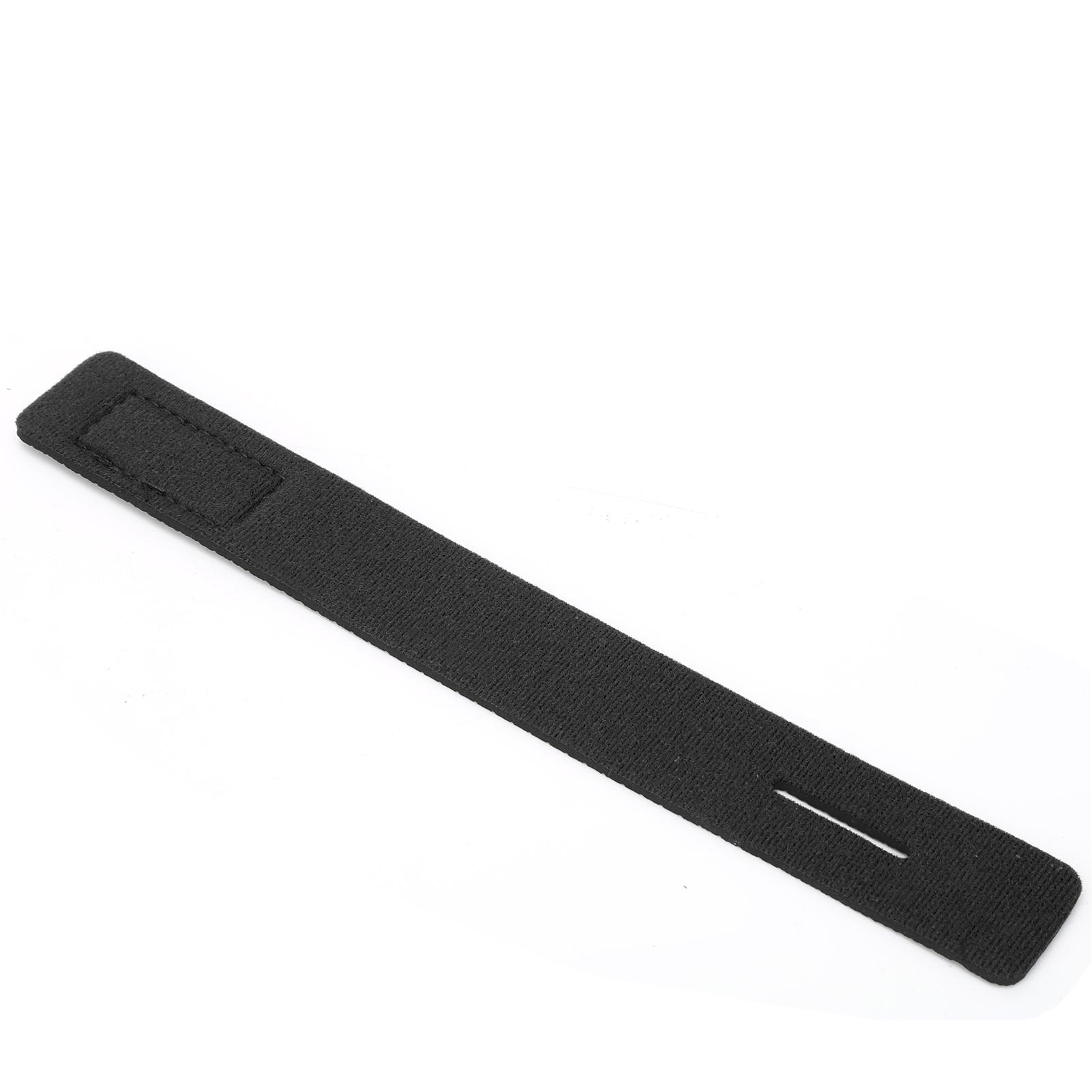 10 Stück Outdoor Angelruten Tragegurt Neopren Schlinge Elastisch Verstellbar Gerätehalter Schwarz schwarz