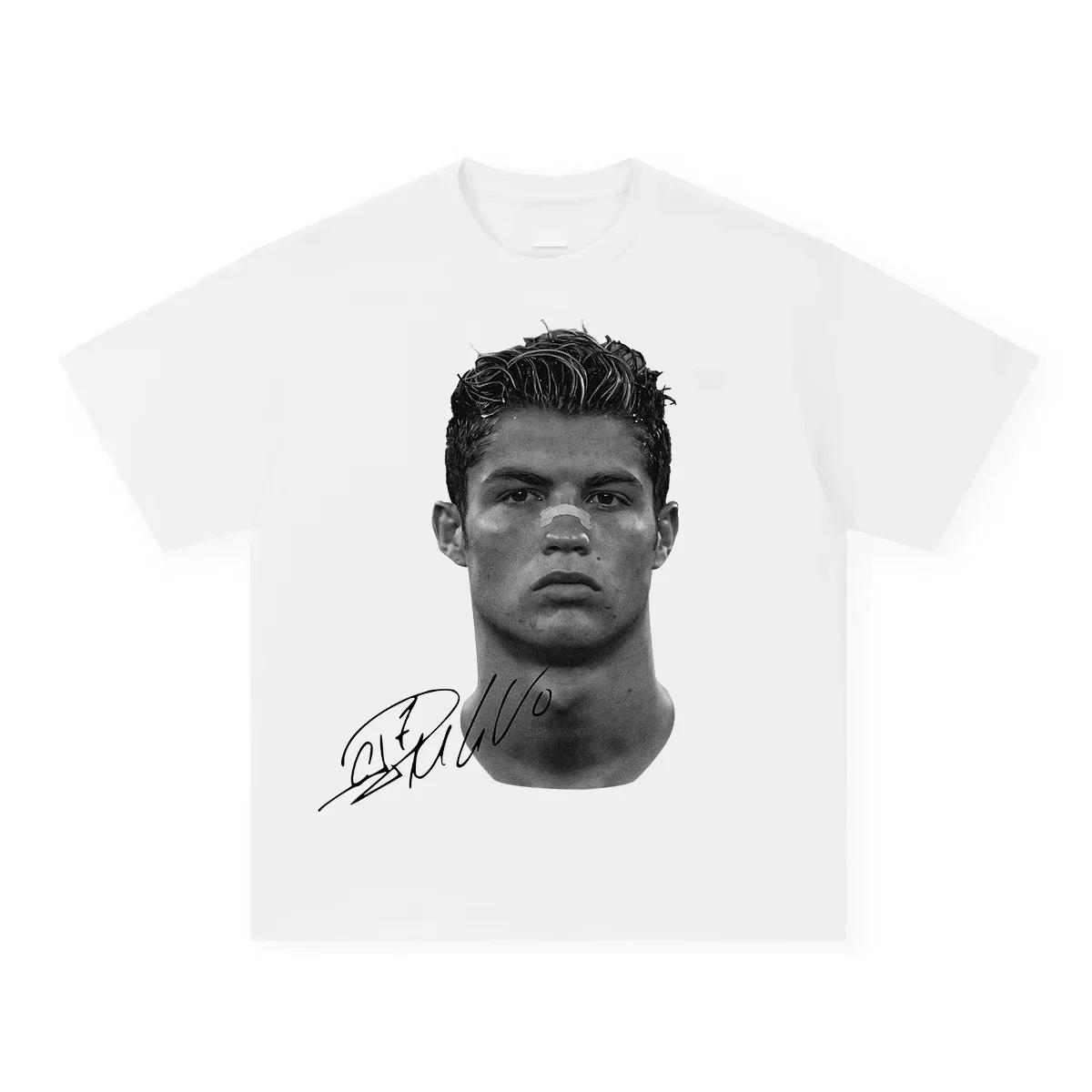 Neymar American Football Star Print Baumwolle Kurzarm-T-Shirt Herren Damen Kleidung Freizeitsport Print Mode Oversize Casual Tee XXXXXL