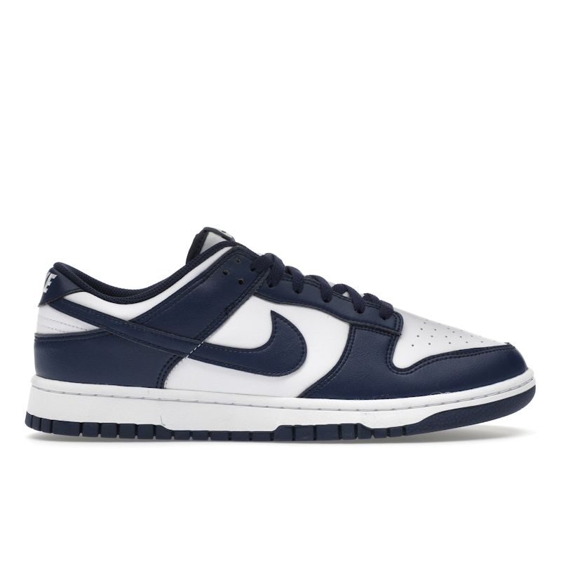 Nike Dunk Low Midnight Navy 2025 Unisex Sneaker Blau Weiß HF5441-107 48.5