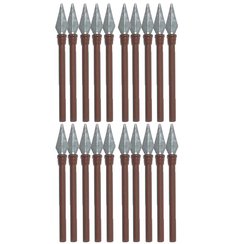 MOC Militär Mittelalter Bausteine Solider Burg Ritter Figuren Geschenke Waffen Kreuzzug Helme Krone Speer Mini Steine QT012