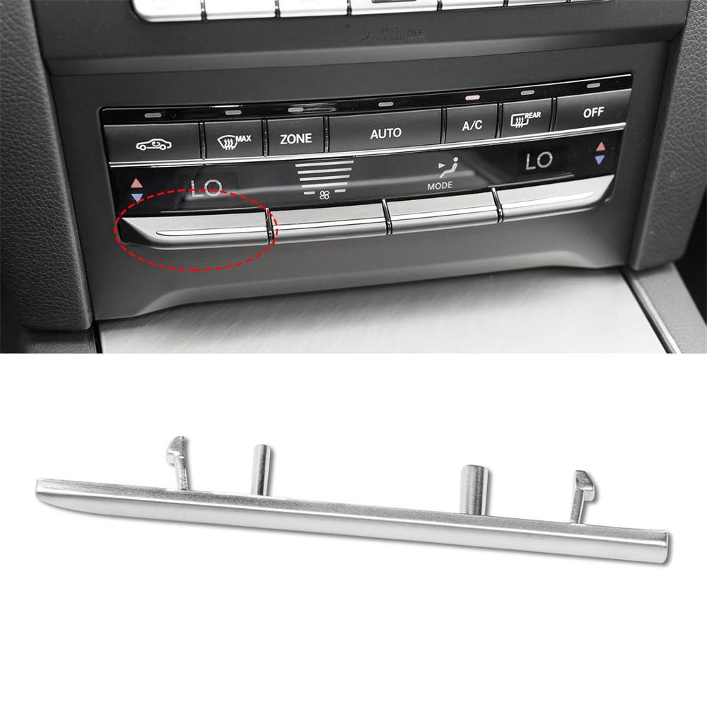 Linke Mittlere Zierleiste des Klimaanlagen-Temperaturschalters Matt für Mercedes W212 E 2008-14 gray
