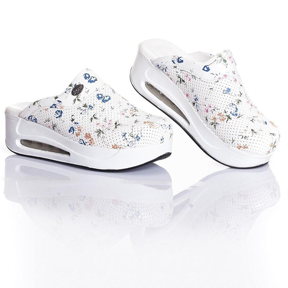 Damen Hausschuhe Neue Orthopädische Sabo Schuhe Sandalen Orthopädische Basis Krankenschwester Arzt Krankenhaus Medizinische Lässige Qualität Weicher Komfort Anti-Rutsch-Clog 41