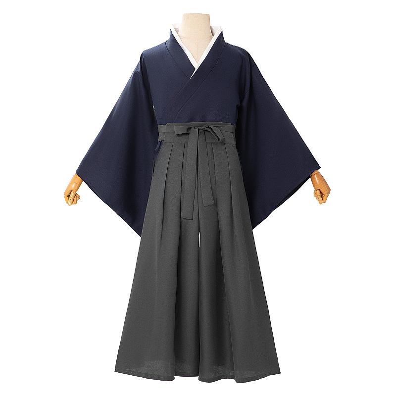 Rurouni Kenshin Himura Kenshin Cosplay-Kostüm Kendo Kimono für Comic Con und Halloween Cosplay-Kleidung XL blau