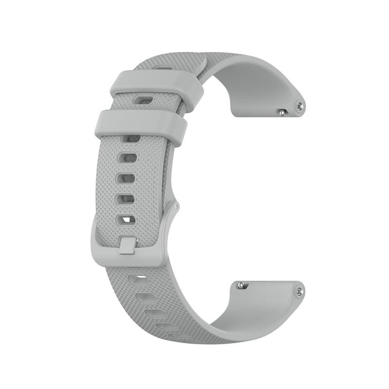 Für Garmin Vivoactive 4s Armband Garmin Vivoactive 3 Venu 2/2s/Sq Vivoactive 4 Forerunner 645 245m Silikon Armband Zubehör Garmin vivoactive 4s grau