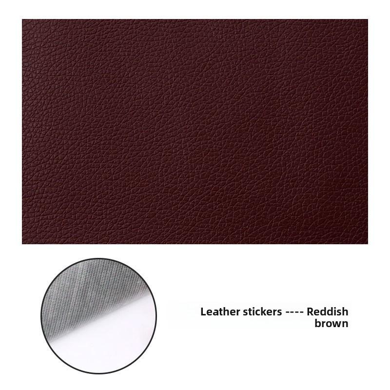 Selbstklebender Reparaturflicken aus Kunstleder in großer Größe für Sofa, Autositz, Motorradsitz, Kopfteil 50*100 braun