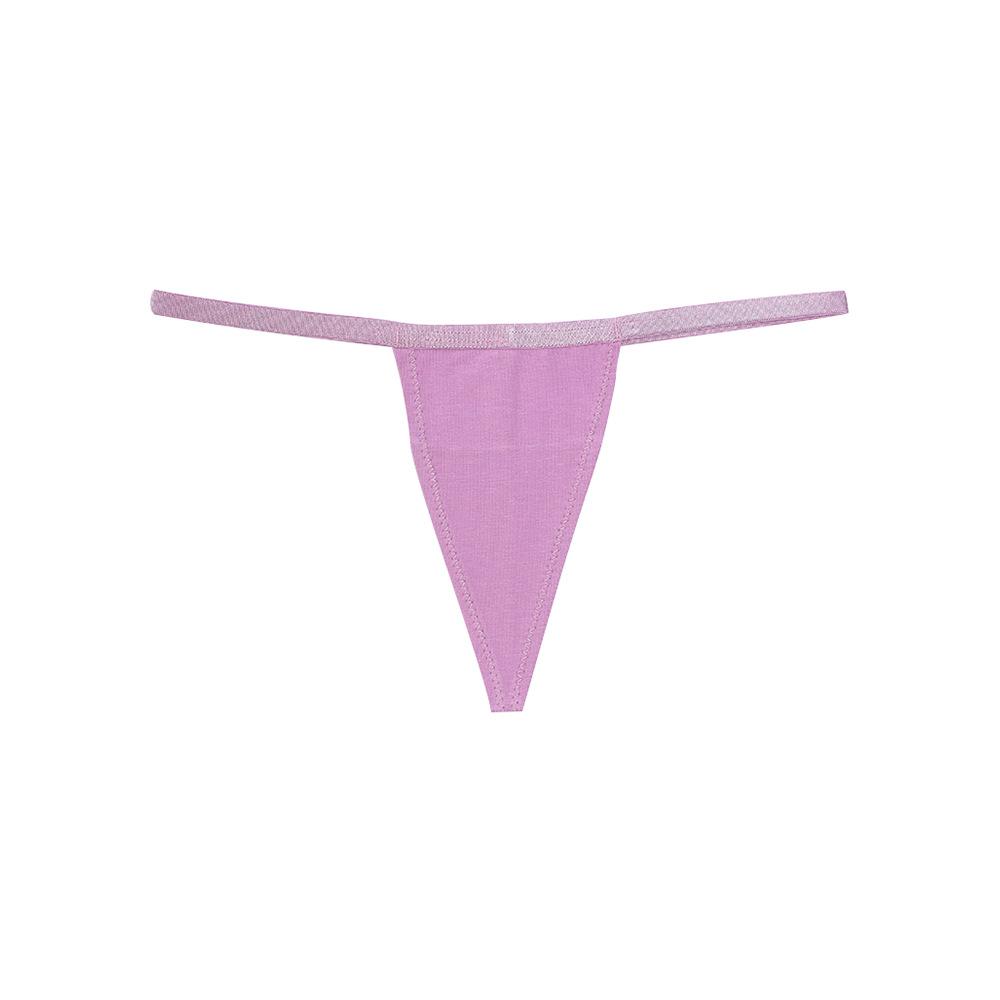 Baumwoll-String-Slips: verführerische unsichtbare Unterwäsche für Damen, Mini-Träger T-Rücken Slips S