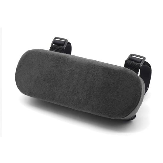 Armlehnenpolster für Bürostuhl, Memory-Schaum, PP-Baumwollfüllung, Armlehnenpolster, weich, für Bürostuhl, bequemes Ellenbogenkissen schwarz