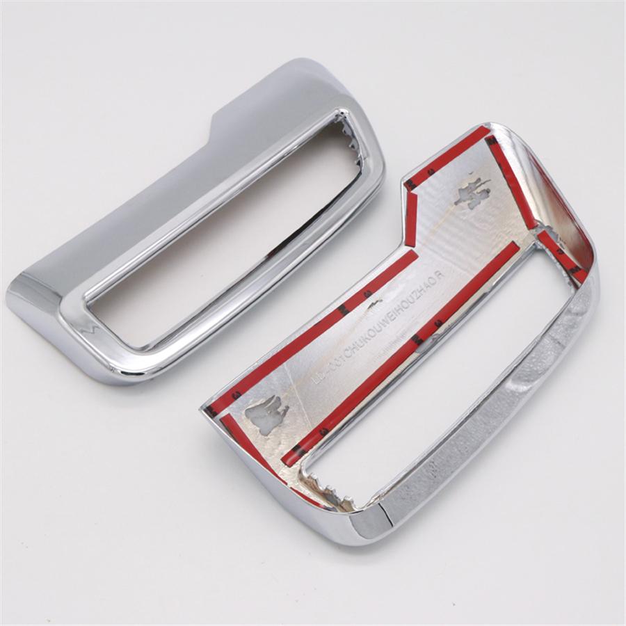 2x Chrom Heckstoßstange Auspuffblende Zierleiste Für 2016-19 Peugeot 3008 5008